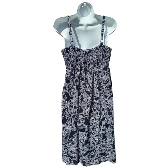 TORRID 10492107 Blue Paisley Challis Hi-Lo Skater Dress
Size 1 - Picture 4 of 8